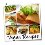 vegan recipes android application logo